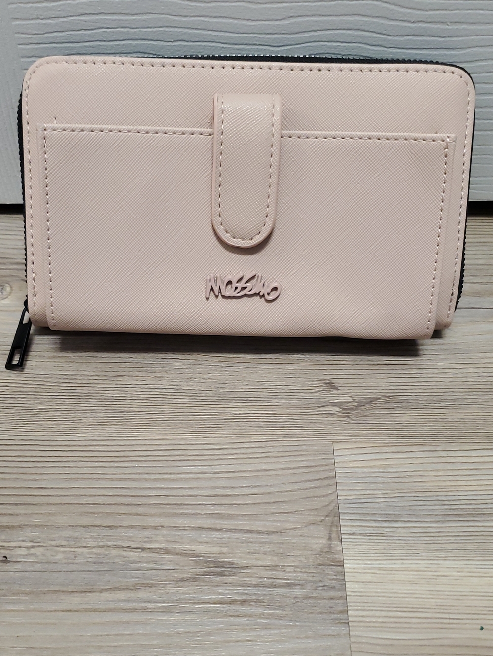 Mossimo Blush Pink Zip-Around Wallet